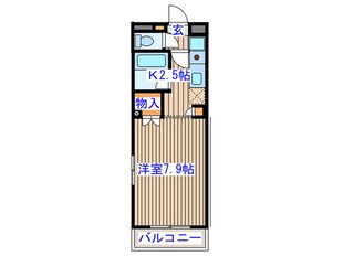 ウェルコート小松島の物件間取画像